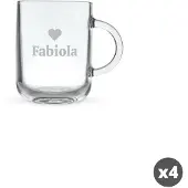 Yoursurprise Tasses à thé personnalisée - rondes