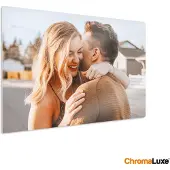 ChromaLuxe Insta collage - Photo sur aluminium - blanc