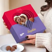 Yoursurprise Cœurs dans un coffret cadeau 3D personnalisé