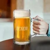 Yoursurprise Verre à bière 1L gravé
