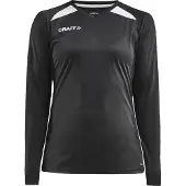 Craft T-shirt de Tennis Craft Women Pro Control Impact LS Tee W Black White-L