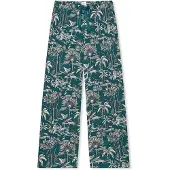 Schiesser Pantalon de pyjama 'Mix+Relax' pierre / vert / blanc cassé