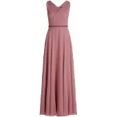 Vera Mont Robe de soirée rose ancienne