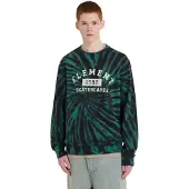 Element Home Team Tie Dye Sweatshirt Vert M Homme