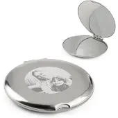 Yoursurprise Miroir de poche personnalisé - Rond