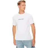 GUESS T-Shirt noir / blanc