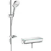 Hansgrohe Combi Raindance Select E 120 0,65m/Ecostat Select Chromé