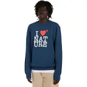 Element I Heart Sweatshirt Bleu M Homme