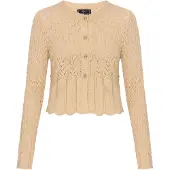 Faina Cardigan 'Festive' beige