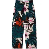 Schiesser Pantalon de pyjama 'Mix+Relax' vert foncé / rose / rouge clair / noir