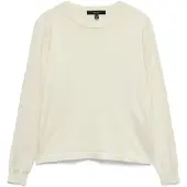 Vero Moda Pull-over 'VMSilje' crème