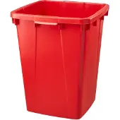 Graf Abfall- u.Wertstoffsammler 90l H600xB485xT510mm PE rot