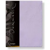 Dommelin Drap-housse Dommelin Lila (Satin 300TC)-100 x 200 cm