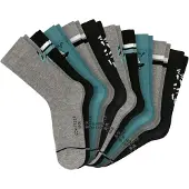 Schiesser Chaussettes gris chiné / jade / noir / blanc