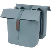 Basil Sacoche double City graphite blue 12x29x30 cm 28 à 32l