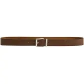 Gant pour homme. 9940157 Ceinture en cuir marron avec logo (95 cm), Casuel, Classique