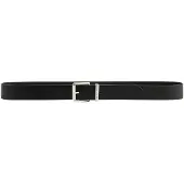 Gant pour femme. 9940157 Ceinture classique en cuir noir (105cm), Casuel