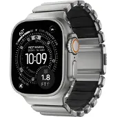 Nomad Bracelet Stratos pour Apple Watch | 44/45/46/49 mm - Black / Natural Titanium