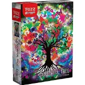 Yazz Puzzle Arbre coloré - 1000 Teile Legespiel Multicolore