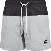 Urban Classics Shorts de bain gris clair / noir