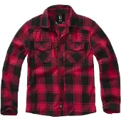 Brandit Chemise rouge / rouge foncé / noir
