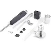 Hebie Steer Damper 696 20.5-25.7 Mm Shock Absorber Noir