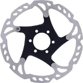 Shimano Slx M7000 Rt76 6b Brake Disc Noir,Argenté 160 mm