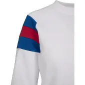 Urban Classics Sweat-shirt bleu / rouge / blanc