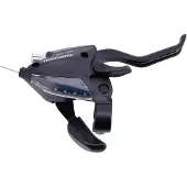 Shimano Levier-Manette Vtt Stef500 Droit 7v. Noir Pour Frein V-Brake 2 Doigts