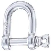 PLASTIMO Wichard manille Hr courte argent 12 mm argent 12 mm