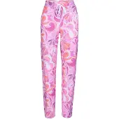 Pj Salvage Pantalon de pyjama 'Stay Groovy' violet pastel / rose / magenta / blanc