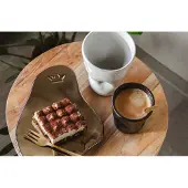 Dutchdeluxes Assiette Dutchdeluxes Appetizer Plate Platinum 20 cm (4 pièces)