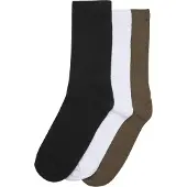 Urban Classics Chaussettes kaki / noir / blanc