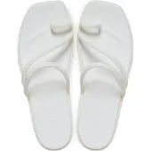 Crocs Tongs MIAMI TOE LOOP SANDAL femmes - Blanc - 37 / 38