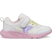 Geox Baskets Junior Fille Sprintye Blanc/Rose