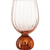 Bloomingville Taurin, verre à vin rouge, verre, rouge, transparent, 430 ml, 15,5 cm
