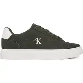 Calvin Klein Baskets basses 'CLASSIC' vert / blanc
