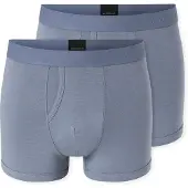 Schiesser Boxers ' Rib Essentials ' bleu fumé
