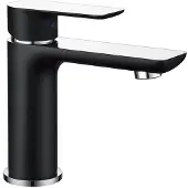 Mexen Mitigeur de lavabo Alfa, noir/chrome (745700-71)