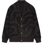 Pockies Vestes en maille chocolat / noir