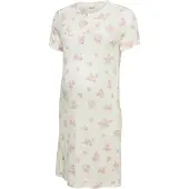 Mamalicious Chemise de nuit 'Laura Lia' rose / blanc