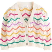 Next Cardigan curry / pétrole / homard / blanc cassé