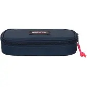 Eastpak trousse à crayons Oval Single Kontrast Saffron bleu marine