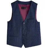 Next Gilet bleu marine / blanc cassé