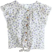 Next Chemisier kiwi / lilas / blanc