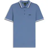BOSS pour homme. 50469055 Polo en coton piqué bleu Paddy (XL), Casuel, Manche courte