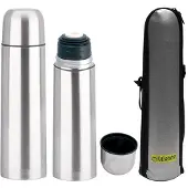 Maestro Thermos à vide avec couvercle MR-1633-75 (0 75 L), Carafe isotherme, Argent