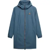 Superdry pour femme. W5012148A Coupe-vent longline TRI bleu (XS), Casuel, Polister recyclé