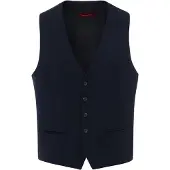 Thomas Goodwin Gilet de costume '2842-20039' bleu foncé