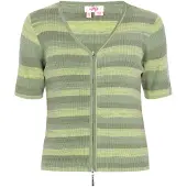Mymo Cardigan olive / kiwi / vert pastel